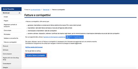 agenzia entrate area per fatture fornitori